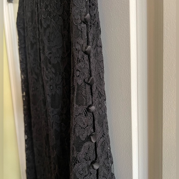 ADAM LIPPES absolutely gorgeous lace dress with buttons down the side - Picture 4 of 5